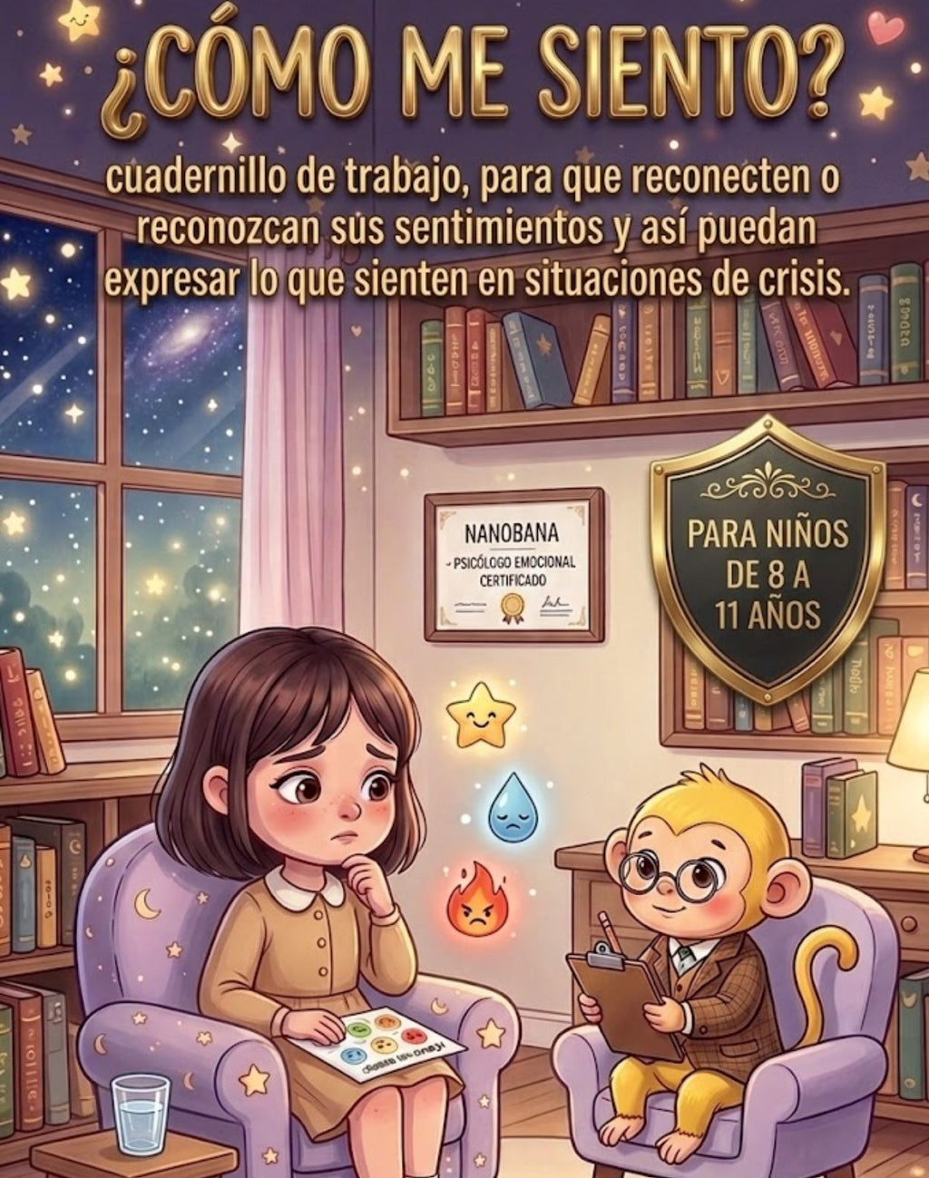 ¿Cómo me siento? | Cuaderno de Trabajo para el Niño en crisis.
